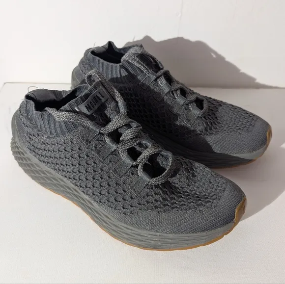 NOBULL Allday Gray Knit Slip On Sneakers Shoes Women's 10 Men's 8