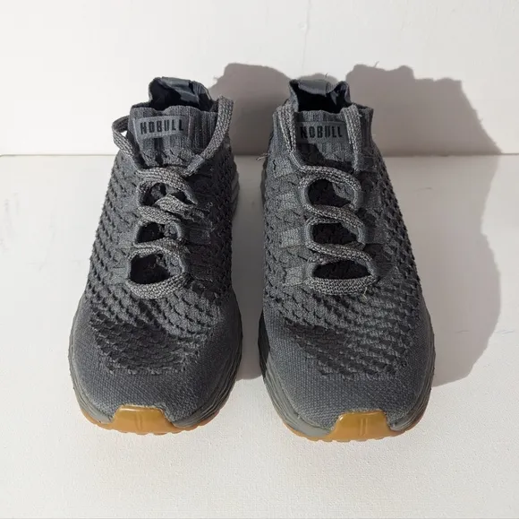 NOBULL Allday Gray Knit Slip On Sneakers Shoes Women's 10 Men's 8