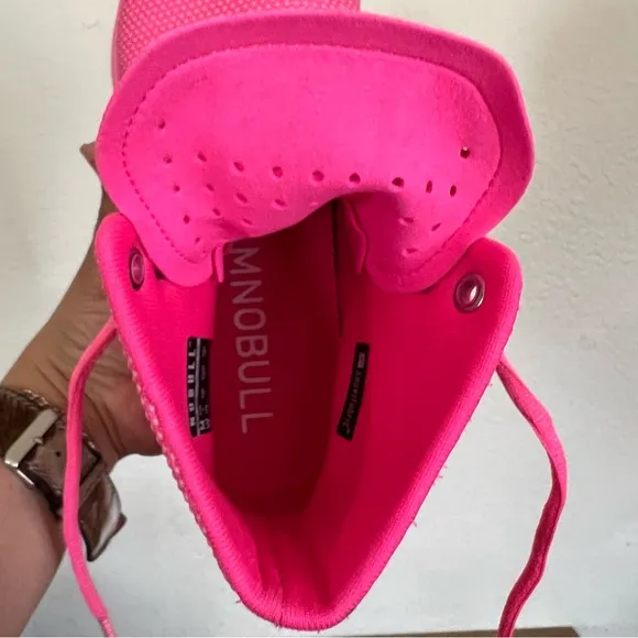 NoBull High Top Neon Pink Trainers Size 7.5