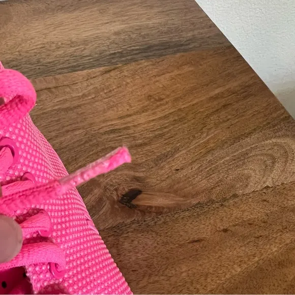 NoBull High Top Neon Pink Trainers Size 7.5