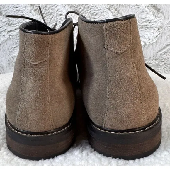 Nordstrom Men’s Chukka Boots Sz 11.5M Ortholite Insoles Sand Tan Suede Lace Up