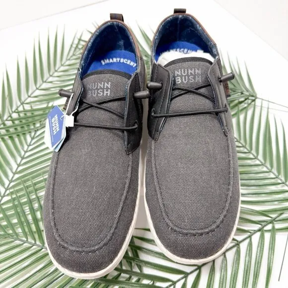Nunn Bush Casual Shoes Men's Black Brewski Moc Toe Slip On Shoes Size 11 M