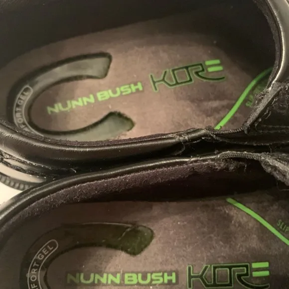 Nunn Bush Myles St Slip On Shoes Black Siz…