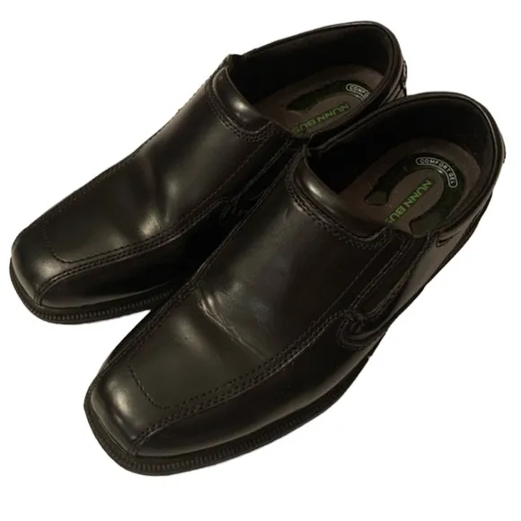 Nunn Bush Myles St Slip On Shoes Black Siz…
