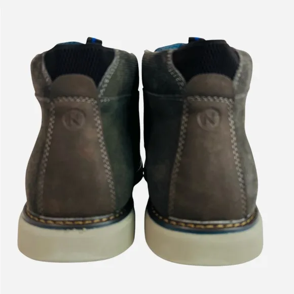 Nunn Bush Otto Plain Toe Chukka Boot Dress Shoes Gray 84987-020 Mens Size 11.5
