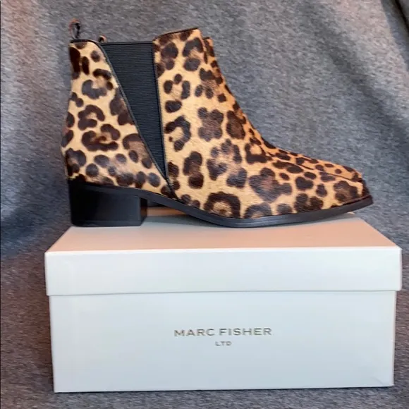 NWB! Marc Fisher Genuine Calf Hair Boots