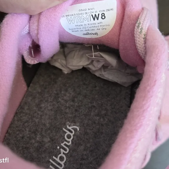NWOB Allbirds wool runner mizzles in buoyant pink 8