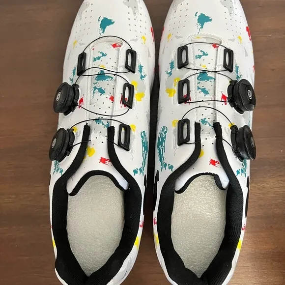 NWOB Cycling Footwear Professional Athletic Bicycle Shoes Cleat Outdoor Clip