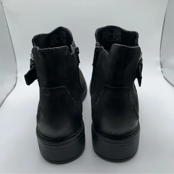 NWOB Josef Seibel Selena 17 Black Leather Boots black Nubuck 40 US 9-9.5 1299