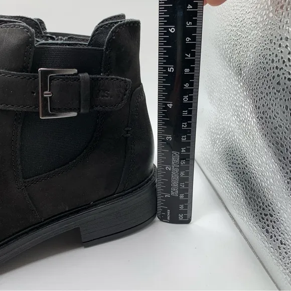 NWOB Josef Seibel Selena 17 Black Leather Boots black Nubuck 40 US 9-9.5 1299
