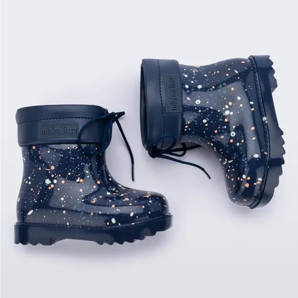 NWOB MINI MELISSA Kids Rain Boots Size 2 Unisex