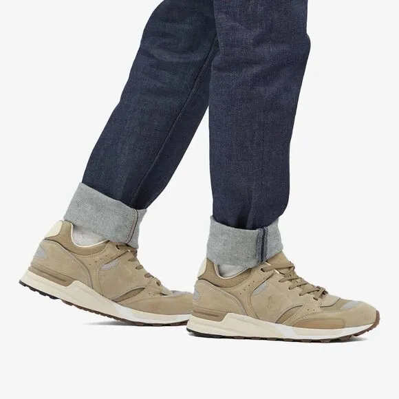 NWOB Polo Ralph Lauren MEN'S SHOES 10.5 ,11 Trackster 200 Sneakers KHAKI