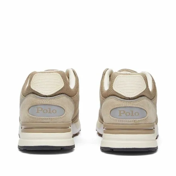 NWOB Polo Ralph Lauren MEN'S SHOES 10.5 ,11 Trackster 200 Sneakers KHAKI