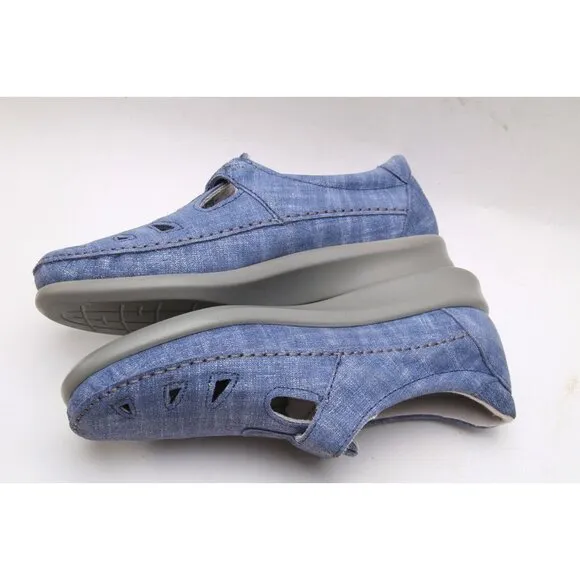 NWOB SAS Roamer Bluejay Slip On Loafers Shoes Women's Sz 6.5 No Insoles