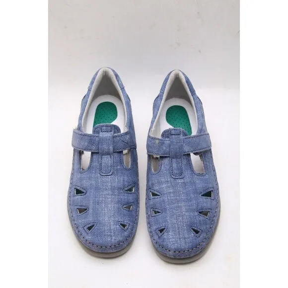 NWOB SAS Roamer Bluejay Slip On Loafers Shoes Women's Sz 6.5 No Insoles