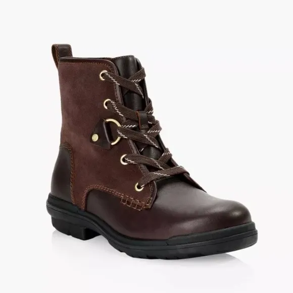 NWOB Ugg Womens Hapsburg Hiker Brown Hiking Boots Shoes 6 New