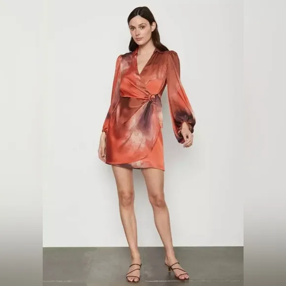 NWOT Bailey44 Saida Ombré Tie Dye Long Sleeve Dress