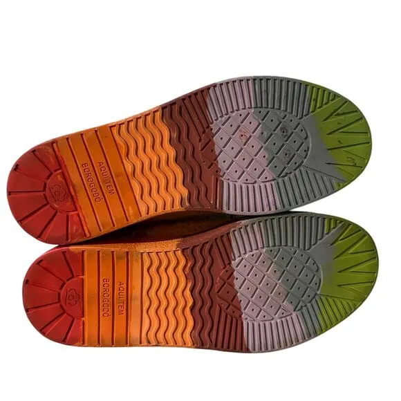 NWOT Farm Rio Crochet Sunset Platform Sneakers Sneakers 6.5