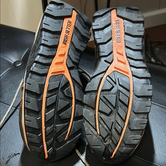 NWOT-Irish Setter Brown and Orange Athletic Shoes with Durable Sole