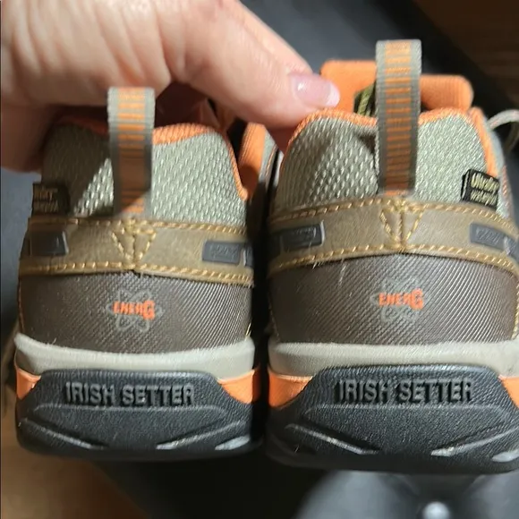 NWOT-Irish Setter Brown and Orange Athletic Shoes with Durable Sole
