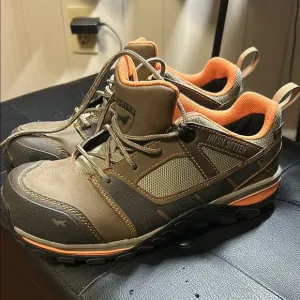 NWOT-Irish Setter Brown and Orange Athletic Shoes with Durable Sole