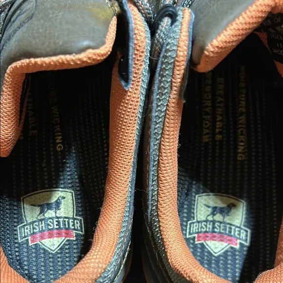 NWOT-Irish Setter Brown and Orange Athletic Shoes with Durable Sole