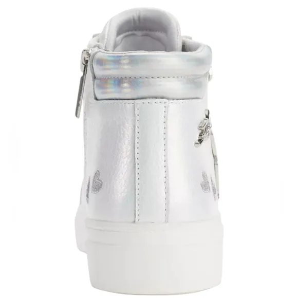 NWOT Karl Lagerfeld Women's Catty Lace-Up Embellished High-Top Sneakers Size 6.5