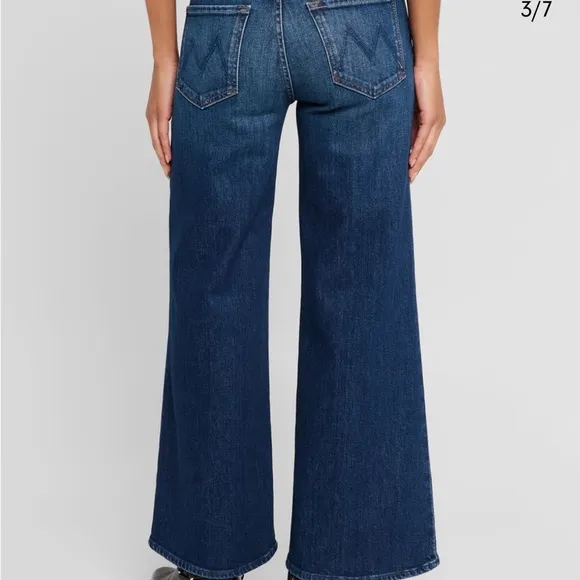 NWOT MOTHER The Twister Flood Ankle Flared Jeans, Size 24. Still In Stores.