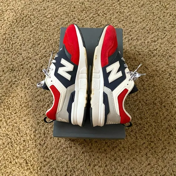 NWOT New Balance Big Kids' 997H Shoes: Navy/Red/White ❤️❤️❤️