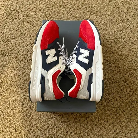 NWOT New Balance Big Kids' 997H Shoes: Navy/Red/White ❤️❤️❤️