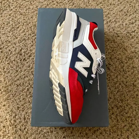 NWOT New Balance Big Kids' 997H Shoes: Navy/Red/White ❤️❤️❤️