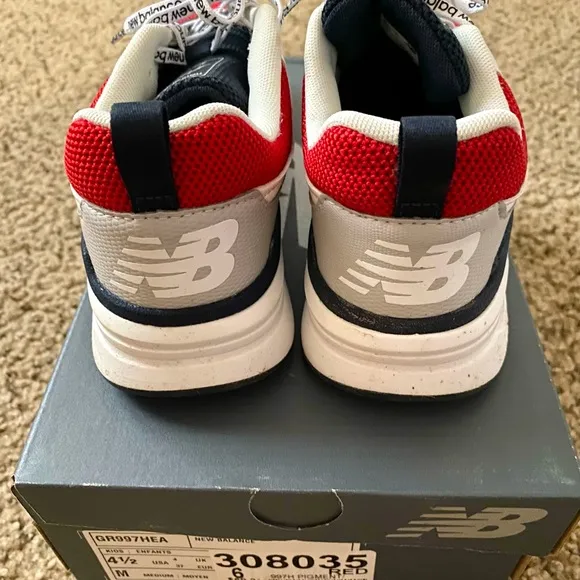 NWOT New Balance Big Kids' 997H Shoes: Navy/Red/White ❤️❤️❤️