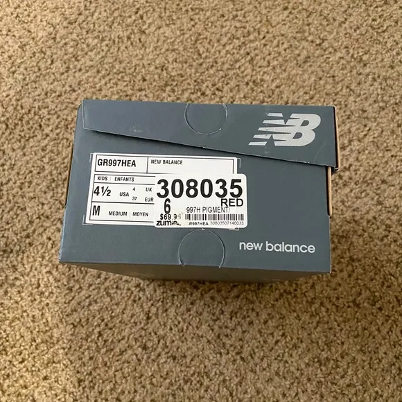 NWOT New Balance Big Kids' 997H Shoes: Navy/Red/White ❤️❤️❤️