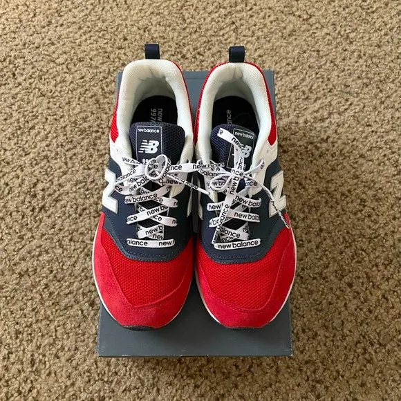 NWOT New Balance Big Kids' 997H Shoes: Navy/Red/White ❤️❤️❤️