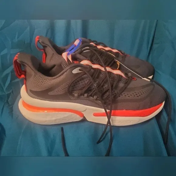 NWT Adidas Men's Alphaboost V1 Shoes - Size 12 - Black Combo - ‎ no box