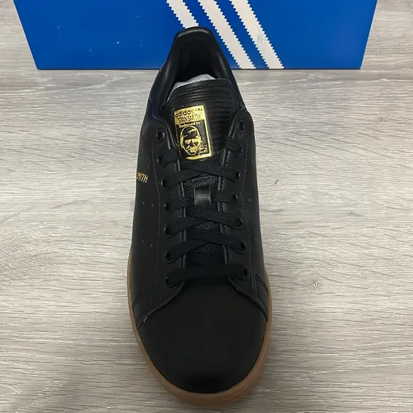 NWT Adidas Originals Stan Smith Men's Shoes - Black - ID1341