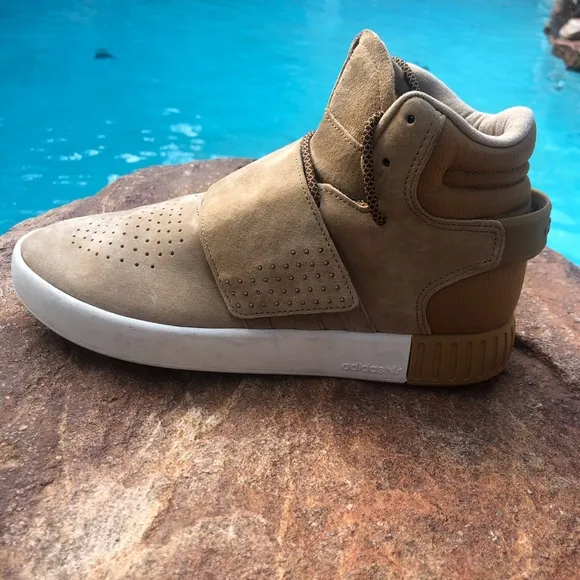 NWT Adidas Tubular Invader Strap High-Top Sneakers
