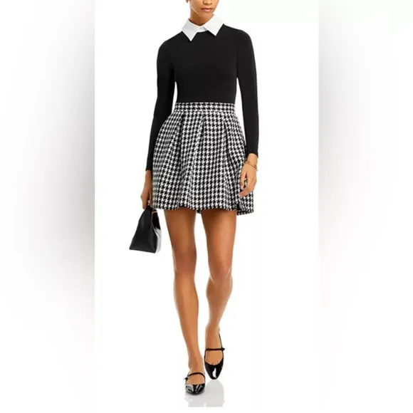 NWT Alice   Olivia Chara Collared Dress