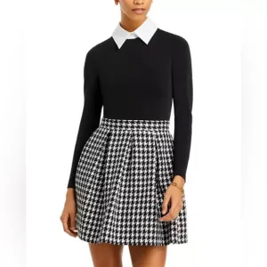 NWT Alice   Olivia Chara Collared Dress