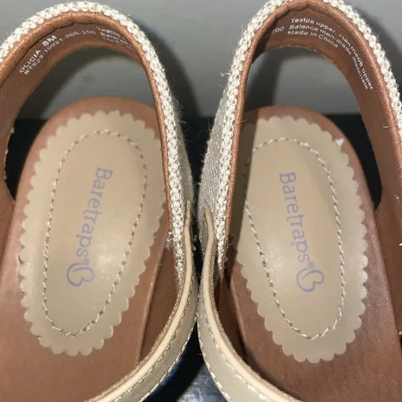 NWT Baretraps OLICIA Women's Sandals Lavender Size 8 M. 100% Recycled Material.
