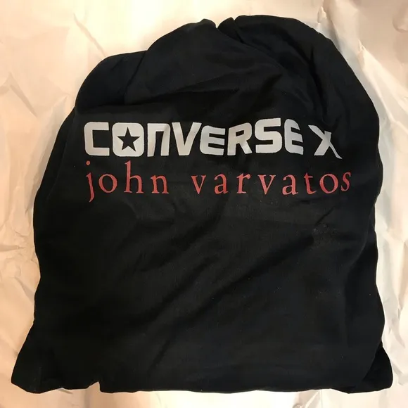 NWT Black &amp; Red Converse X by John Varvatos Chuck Taylor Zip High Top Sneaker