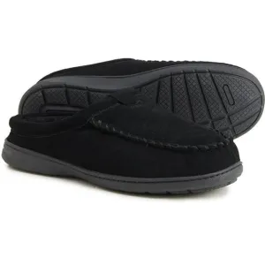 NWT Clarks Men's Suede Faux Fur Lined Scuff Slippers