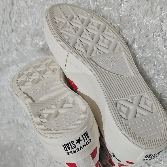 NWT Converse Cherry Platform Hi Tops Sneakers