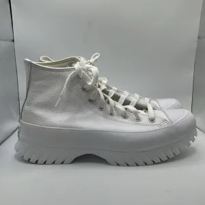 NWT Converse Lugged 2.0 Platform Shoe Sneakers High Top White Leather Womens 10