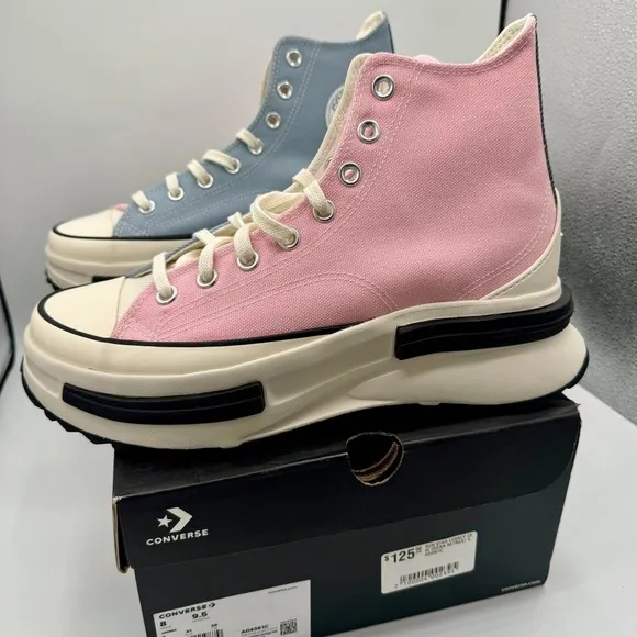 NWT Converse Run Star Legacy CX Hi Ocean Retreat Blue / Sunrise Pink UNISEX