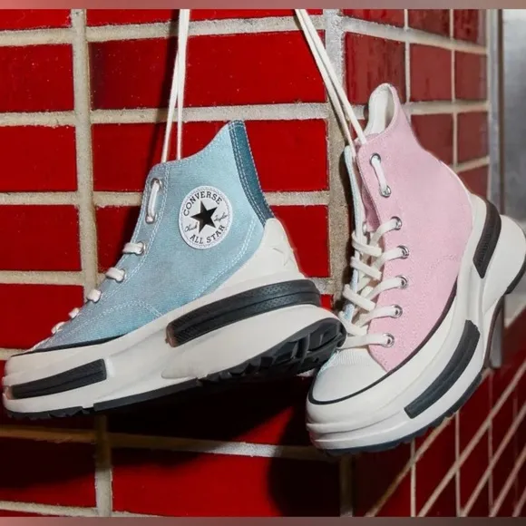 NWT Converse Run Star Legacy CX Hi Ocean Retreat Blue / Sunrise Pink UNISEX