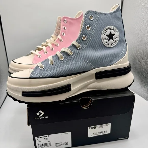 NWT Converse Run Star Legacy CX Hi Ocean Retreat Blue / Sunrise Pink UNISEX