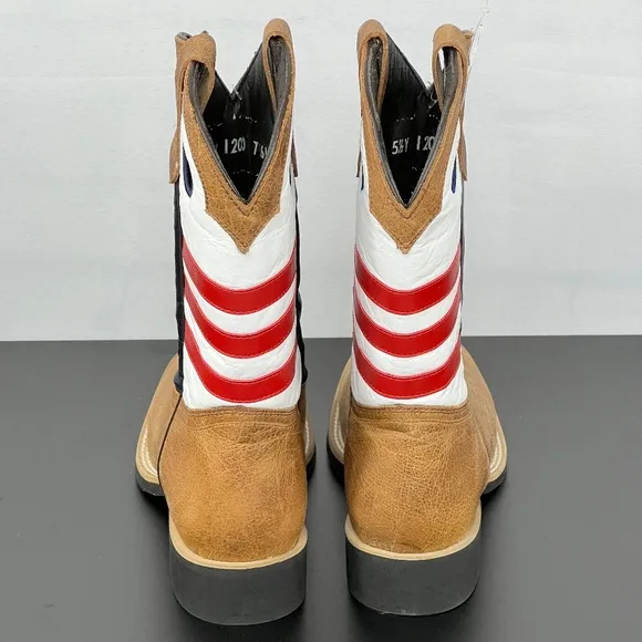 NWT J.B. Dillon Americana Leather Boots Size: 5.5 Youth