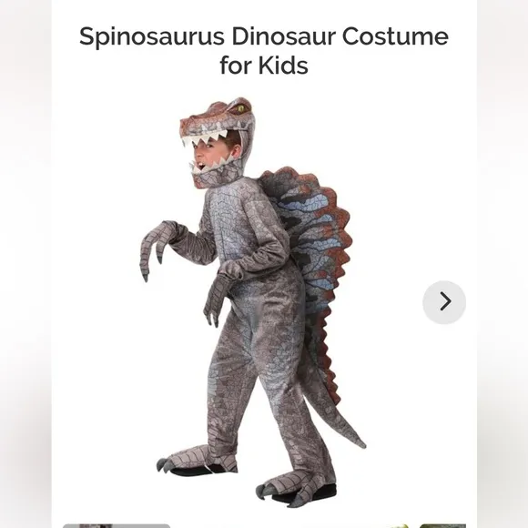 NWT Kid’s Size Large Spinosaurus Costume from HalloweenCostumes.com