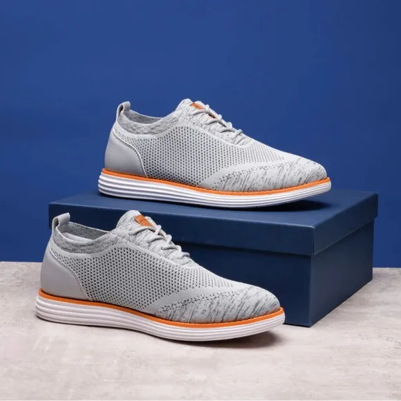 NWT [KnitFlex Breeze ] Men's Mesh Wingtip Oxford Sneakers Size 10.5